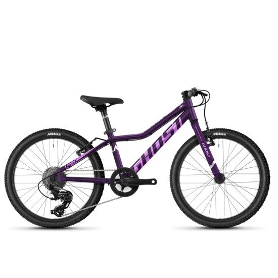 Велосипед  Ghost Lanao 20" AL W , фиолетовый, 2021 (арт 74LA1000) - фото №1